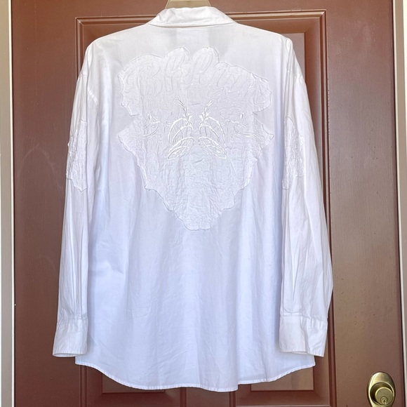 Brooklyn Xpress Mens Long Sleeve White Button Down. Sz XXL. NWT. - Picture 2 of 6